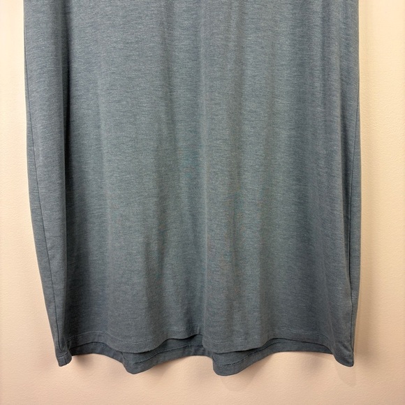 Free Fly Short Sleeve Blue Bamboo Pocket T-Shirt Dress - Picture 4 of 7